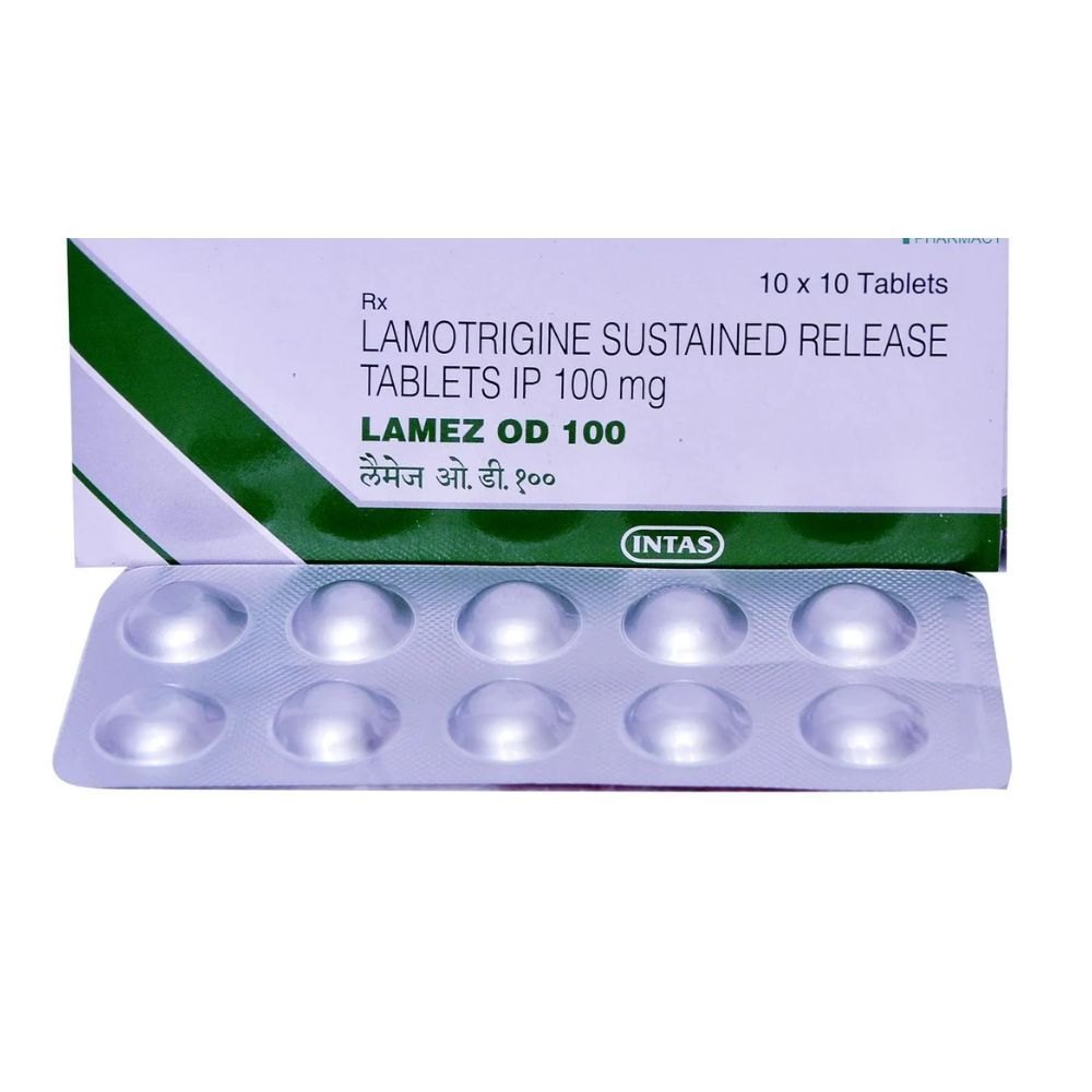 Lamotrigine 100mg – Mood Stabilizer & Seizure Control 3 Lamotrigine 100mg – Mood Stabilizer & Seizure Control